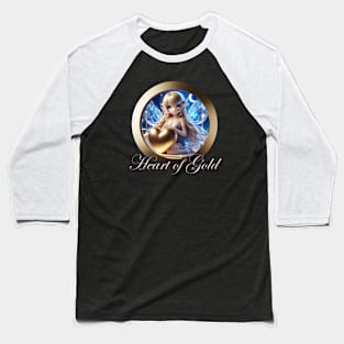 Fairy Girl - Heart of Gold Baseball T-Shirt